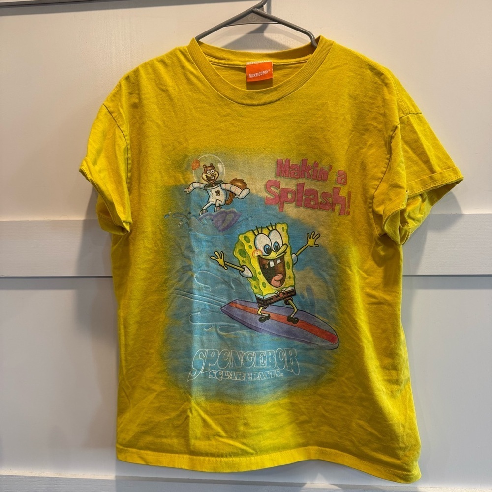 Nickelodeon Bright Yellow Spongebob Tshirt